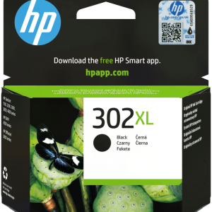 HP Cartucho de tinta original 302XL de alta capacidad negro