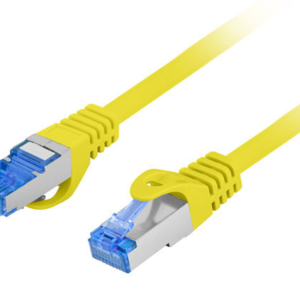 Lanberg PCF6A-10CC cable de red Amarillo 0,25 m Cat6a S/FTP (S-STP)