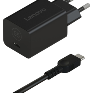 Lenovo 40AWGN65EU adaptador e inversor de corriente Interior Negro