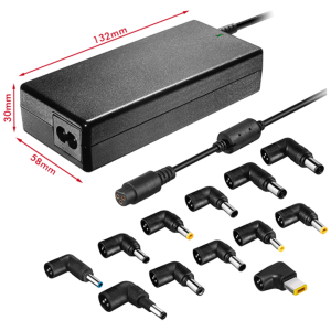 Leotec LENCSHOME06 adaptador e inversor de corriente Interior Negro