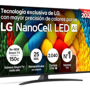 LG NanoCell AI 55NANO81A6A 139,7 cm (55") 4K Ultra HD Smart TV Wifi Negro