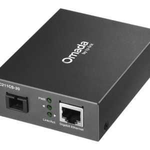TP-Link Omada MC211CS-20 convertidor de medio 1000 Mbit/s 1310 nm Monomodo Negro