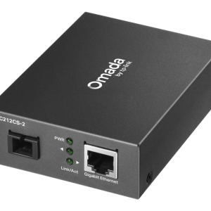 TP-Link Omada MC212CS-2 convertidor de medio 1000 Mbit/s 1550 nm Monomodo Negro