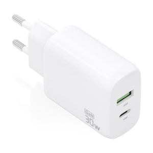 AISENS A110-0923 Cargador Universal Blanco con Carga Rápida para Móviles y Dispositivos Portátiles