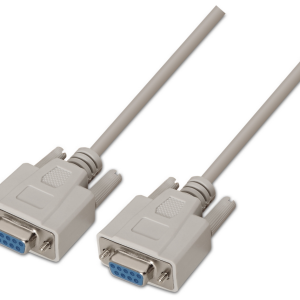 AISENS A112-0067 Cable Serie Beige 1,8 m con Conector DB9