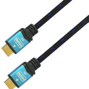 AISENS A120-0359 Cable HDMI 5 m Tipo A Negro y Azul – Alta Definición y Durabilidad