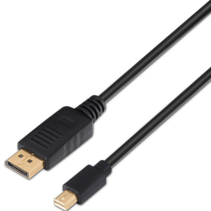 AISENS A124-0131 Cable Mini DisplayPort a DisplayPort 2 m Negro de Alta Calidad