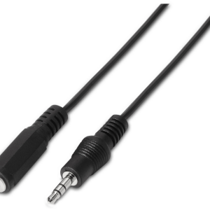AISENS A128-0145 Cable de Audio 3,5 mm 1,5 m Negro - Alta Calidad y Durabilidad