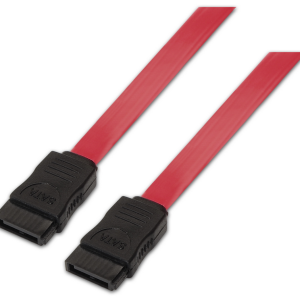 AISENS A130-0153 cable SATA 0,5 m 7-pin Negro y Rojo de alta calidad