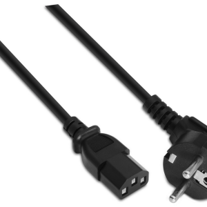 AISENS A132-0168 Cable de Transmisión Negro 3 m CEE7/7 a C13 Acoplador
