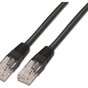 AISENS A133-0203 cable de red negro 1 m Cat5e U/UTP de alta velocidad