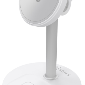 AISENS ASCH-15W3WC065-W Cargador Inalámbrico para Auriculares, Smartphone y Reloj Inteligente