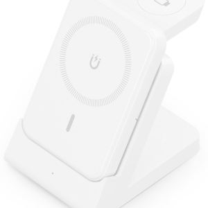 AISENS ASCH-15W4WC063-W Cargador Inalámbrico para Auriculares, Smartphone y Reloj Inteligente
