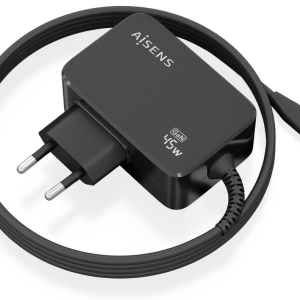 AISENS ASCH-1PD45WL032-BK Cargador Universal de Dispositivo Móvil AC Interior