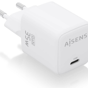 AISENS ASCH-35W1P016-W Cargador Universal de Dispositivo Móvil con Carga Rápida y Corriente Alterna para Uso en Interior