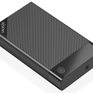 AISENS ASE-3529B Caja para Disco Duro Externo 3.5" Negro - Alta Compatibilidad y Protección