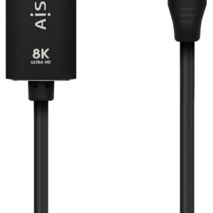 AISENS Cable Conversor USB-C a HDMI 2.1 8K@60Hz Aluminio Negro 2m