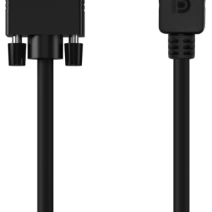 AISENS Cable Conversor DISPLAYPORT a VGA 1.0M Negro - Alta Calidad y Compatibilidad
