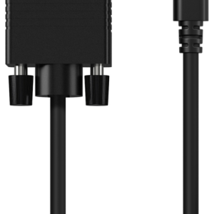 AISENS Cable Conversor USB-C a VGA 0.8M Negro - Conexión Rápida y Compatible