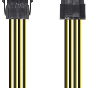 AISENS Cable de Alimentación 8pin/H-4+4pin/M 30cm para PC