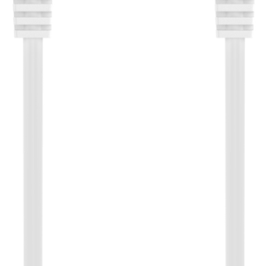 AISENS Cable de Red RJ45 LSZH Cat6A UTP AWG24 Blanco 3m - Alta Velocidad 500MHz