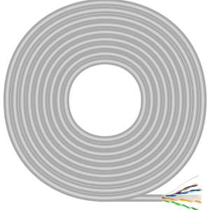 AISENS Cable de Red RJ45 Cat6 UTP Rígido AWG23 CCA Gris 100m - Alta Velocidad y Fiabilidad