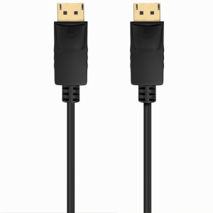 AISENS Cable DisplayPort V1.2 CCS 4K@60Hz DP/M-DP/M Negro 0.5m