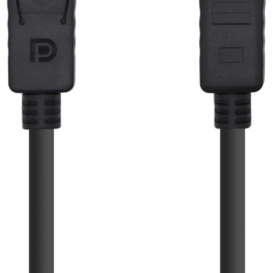 AISENS Cable DisplayPort V1.2 4K@60Hz DP/M-DP/M 5m Negro - Alta Resolución y Calidad