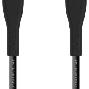 AISENS Cable USB 2.0 3A Tipo USB C a Micro B 1m Negro - Alta Velocidad y Durabilidad