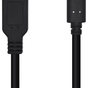 AISENS Cable USB 3.1 Gen 2 Tipo C/M a A/M 10 Gbps 3A 1.5m Negro