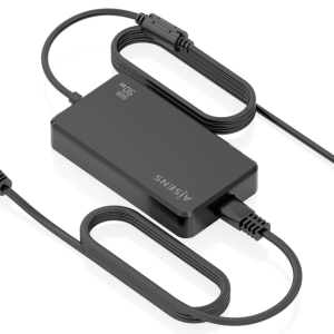 AISENS Cargador Sobremesa GaN 90W PD3.0 USB-C 1.8m Negro