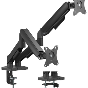 AISENS DT32TSR-357 Soporte para Monitor 32" (81,3 cm) de Escritorio Ajustable y Resistente