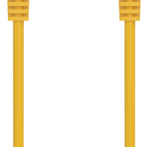 AISENS Latiguillo Cable de Red RJ45 Cat6A UTP 1.0M Amarillo LSZH 500MHz AWG24