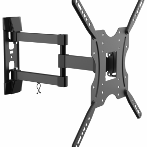 AISENS Soporte ECO giratorio e inclinable para monitor/TV 32-55" hasta 30kg, Negro