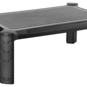 AISENS Soporte Elevador XL Negro para Monitor y Portátil Ergonomía Mejorada