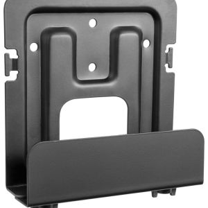 AISENS Soporte Universal de Pared para Mini PC y Router - Negro, Resistente y Compacto