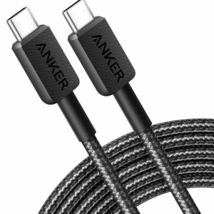 Anker 322 Cable USB C Negro 1,8 m – Carga y Transferencia Rápida