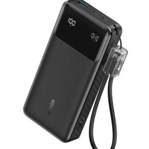 Anker A1384G11 batería externa 20000 mAh Negro - Carga rápida y portátil