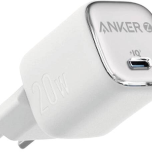Anker A2699G21 Cargador Universal de Dispositivo Móvil Plata y Blanco con Carga Rápida