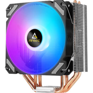 Antec A400i Refrigerador de Aire 12 cm Negro con Conjunto de Chips de Cobre y Plata