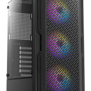 Antec AX20 Midi Tower Negro - Caja PC Gaming con Refrigeración Avanzada