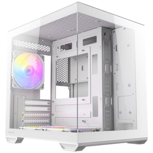 Antec Mini Tower Blanco - Carcasa de Ordenador Compacta y Elegante