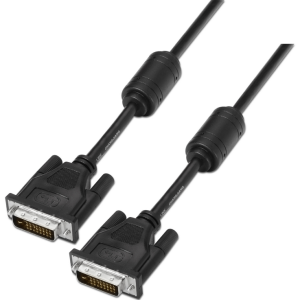 Cable AISENS A117-0089 DVI-D 1,8 m Negro para Conexiones de Alta Calidad