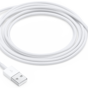 Cable Apple Lightning a USB 2 m Blanco - Carga y Sincronización Rápida