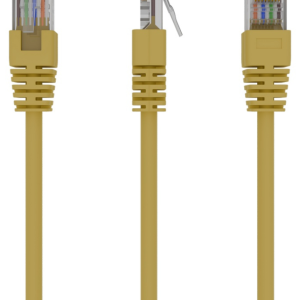 Cable de red Gembird PP12-1M/Y Cat5e U/UTP amarillo 1 metro