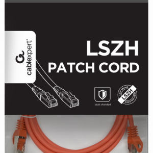 Cable de Red Gembird PP6A-LSZHCU-R-2M Rojo Cat6a S/FTP (S-STP) 2m