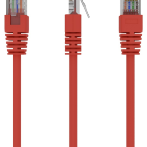 Cable de Red Gembird PP12-0.5M/R de 0,5 m - Conexión Rápida y Fiable