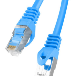 Cable de red Lanberg PCF6-10CC-0100-B Cat6 F/UTP Azul 1 m - Alta Velocidad y Protección