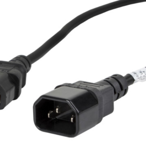 Cable de transmisión Lanberg CA-C13E-11CC-0018-BK negro 1,8 m con acopladores C13 y C14