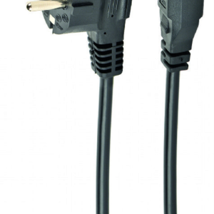 Cable de Transmisión Gembird PC-186-ML12-0.5M Negro 0,5 m CEE 7/7 C5 Acoplador
